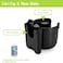 Accmor Stroller Cup Holder with Phone Holder, Bike Cup Holder, Universal Cup Holder for Uppababy Nuna Doona Strollers, 2-in-1 Cup Phone Holder for Stroller, Bike, Wheelchair, Walker, Scooter.