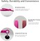Nuvuq Comfortable, Soft and Light Cat Collar with Breakaway Snap Button (Raspberry Pink.
