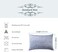 Elegear 2 Pack Cooling Pillow Cases, Japanese Arc-Chill Cool Pillow Covers, Q-MAX0. 43, Soft Breathable Pillow Cases for Hair and Skin, Standard Size (20&times;26 inches, Blue.
