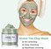ANAI RUI Turmeric Clay Mask - Green Tea Clay Mask - Dead Sea Minerals Mud Mask, Spa Facial Mask Set, Face Mask Gift Set 2. 5 oz each.