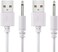 BATSOEASY عبوة من قطعتين كابل شحن تيار مستمر بديل بطول 2.7 قدم، محول سلك شاحن سريع من USB إلى تيار مستمر 2.5 مم - 2.5 مم (هذا ليس مقبس أسطواني).