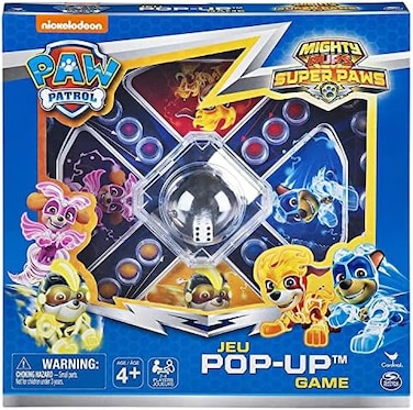 Cardinal Paw Patrol Pop Up Game for Kids Mighty Super Paws Pups Trouble.
