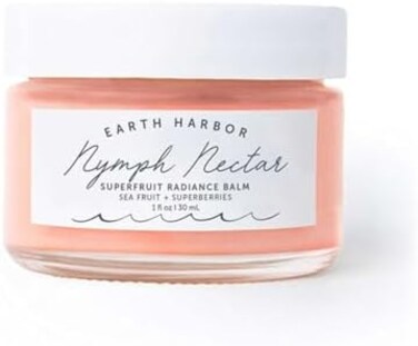 Earth Harbor NYMPH NECTAR Superfruit Radiance BalmDeep Moisturizer and Sleeping MaskSuperberriesSea Fruit100% NaturalVegan1 oz.