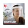 NoCry Safety Face Shield for Men and Women; Lightweight and Durable, with an Adjustable Headband, this Protective Safety Mask comes with 2 Reusable PC Visors.