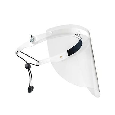 NoCry Safety Face Shield for Men and Women; Lightweight and Durable, with an Adjustable Headband, this Protective Safety Mask comes with 2 Reusable PC Visors.