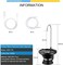 VUIYA Drinking Water Dispenser Pump, Automatic Electric Drinking Water Bottle Pump for 2-5 Gallon Water Jugs, USB Rechargeable with 2 Switch Control, Stable and Portable for Home, Kitchen, Office, Cam