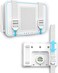 TotalMount Universal Mount for Electronics &ndash; Adjustable Wall Mount for Your Mesh WiFi Router, Wireless System, Cable Modem, DVR, Xbox, PlayStation, and More (Standard Shelf &ndash; White.