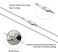 CIELTEAR 925 Sterling Silver Chain Necklace for Women 0. 8mm Box Chain, Italian Necklace Chain, Super StrongThinLong16/18/20/22/24 Inches.