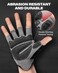 Vinsguir Workout Gloves for MenWomen, Lightweight Breathable Weight Lifting Gloves, Gym Gloves Curved Open Back for Exercise, Weightlifting, Fitness, Training, Climbing, Cycling and Rowing.