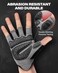 Vinsguir Workout Gloves for MenWomen, Lightweight Breathable Weight Lifting Gloves, Gym Gloves Curved Open Back for Exercise, Weightlifting, Fitness, Training, Climbing, Cycling and Rowing.