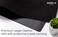 Nordik By Design Nordik Leather Desk Mat Cable Organizer (Pebble Black 35 X 17 inchPremium Extended Mouse Mat for Home Office Accessories - Felt Vegan Large Leather Desk Pad ProtectorDesk Blotter Pads