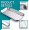 COYMOS 3 Pack Surgical Tray, Stainless Steel Tray for Lab Instrument Supplies, Tattoo Tool (Silver.