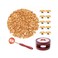 PAXCOO Sealing Wax, 312pcs Sealing Wax Kit with Wax Seal Beads, Wax Seal Warmer, Wax Spoon and Tealight Candles for Wax Stamp Letter Sealing.