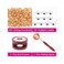 PAXCOO Sealing Wax, 312pcs Sealing Wax Kit with Wax Seal Beads, Wax Seal Warmer, Wax Spoon and Tealight Candles for Wax Stamp Letter Sealing.