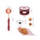 PAXCOO Sealing Wax, 312pcs Sealing Wax Kit with Wax Seal Beads, Wax Seal Warmer, Wax Spoon and Tealight Candles for Wax Stamp Letter Sealing.