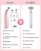 NEWDERMO 2-in-1 Microdermabrasion Machine, Blackhead Remover Vacuum with 5 Replaceable Heads-USB Rechargeable Beauty Salon At-home (Candy Pink.
