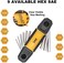 MULWARK 17pcs Folding Allen Wrench SetMetricStandard SAE - Key Tool 2 Pack Portable Hex for Basic Home Repair and General Applications.