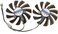 CCTVA 2PCS/lot 95MM FDC10U12S9-C CF1010U12S Cooler Fan Replace for XFX AMD Radeon RX 580 590 RX580 RX590 Graphics Card Cooling Fan.