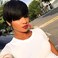 OYM HAIR Straight Pixie Cut Human Wig With Bangs - Brazilian Short Wig for Black Women.