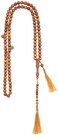 Nusantara Shop Sandalwood Prayer Beads Islam - Masbaha 99 - Natural 8mm Wood Beads - Authentic Indonesian Beads - Tasbeeh Counter - Zikr Beads - Dhikr Prayer Beads - Rosary Muslim - Tasbih - Misbaha -