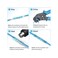 TICONN 100PCS Heat Shrink Butt Wire Connector Kit, Insulated Waterproof Electrical Wire Crimp Terminals Butt Splice for Marine Automotive (100PCS.