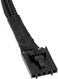 CRJ Electronics 5-Pin PWM PC Fan Adapter Cable for Dell Motherboards - 6-inch (15cm, Black Sleeved - Connect Standard 4-Pin Computer Fans to Dell Latching 5-Pin Fan Headers.