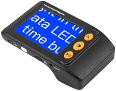 Eyoyo Portable Digital Video Magnifier Electronic Reading Aid 3. 5 Inch LCD Screen for Low Vision 2x-25x Zoom Foldable Handle.