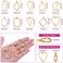Shynek Open Bezels for Resin, 60Pcs Hollow Frame Pendants Resin Craft Bezels Jewelry Molds for Resin Casting, Necklaces Earrings Making Supplies.