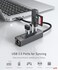 uni USB 3. 0 Hub with 1G Ethernet Adapter, 4-in-1 RJ45 LAN Adapter 1000 Mbps, Driver-Free, Aluminum USB-A to LAN Network Adapter for MacBook Pro/Air, iMac, PC, Chromebook, Surface Pro.