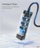 uni USB 3. 0 Hub with 1G Ethernet Adapter, 4-in-1 RJ45 LAN Adapter 1000 Mbps, Driver-Free, Aluminum USB-A to LAN Network Adapter for MacBook Pro/Air, iMac, PC, Chromebook, Surface Pro.