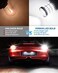 مصباح Yorkim Ultra Bright 7440 LED أبيض T20 LED 7441 7443 7444 W21W LED لضوء الرجوع للخلف، ضوء الفرامل الخلفي، ضوء الإشارة الانعطافية، عبوة من قطعتين - أبيض.