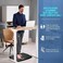 ergohead Anti Fatigue Kitchen Floor Mat Comfort Standing Mat by Eroghead, Portable Standing Desk Mat Kitchen Mats Built-in Handle with Massage Points Multi-Purpose Comfort Floor Mat, 17 x 22 inches, B