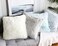Uhomy Home Decorative Luxury Series Super Soft Style Artificial Fur Throw Pillow Case Cushion Cover for Sofa/Bed, Cream 18x18 Inch 45x45 cm Set of 2.