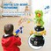 EagleStone Dinosaur Shooting Toys for Boys 5 6 7 8 9 Years Old, Electronic Kids Target Games w/ Air Pump Gun, LCD Score Record, Sound, 24 Foam Balls, Birthday Party Favor,Christmas Gifts for Toddlers.