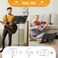 CAHAYA 2 in 1 Dual Use Extra Stable Reinforced Folding Sheet Music StandDesktop Book Stand Lightweight Portable Adjustable with Carrying Bag, Metal Music Stand with Music Sheet Clip Holder CY0204.