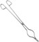QWORK Stainless Steel Crucible Tongs for Laboratory Industrial 400mm Long.