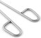 QWORK Stainless Steel Crucible Tongs for Laboratory Industrial 400mm Long.