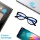 ANDWOOD Blue Light Blocking Glasses Women Bluelight Blocker Computer Cateye Clear Cat Eye Eyeglasses Frame Black, Cateye BlackAnti-blue Light Lens, Normal.