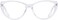 ANDWOOD Blue Light Blocking Glasses Women Bluelight Blocker Computer Cateye Clear Cat Eye Eyeglasses Frame AR003, Cateye CrystalAnti-blue Light Lens, S.