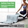 Gaiam Yoga Towel - Mat Sized Active Dry Non Slip Moisture Wicking Sweat Absorbent Microfiber Hot Yoga Towel for WomenMenStay-Put Corner Pockets (70" Long x 26" Wide.