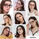 ANDWOOD Blue Light Blocking Glasses Women Bluelight Blocker Computer Cateye Clear Reading Cat Eye Eyeglasses Frame Tortoise, Cateye TortoiseAnti-blue Light Lens, M.