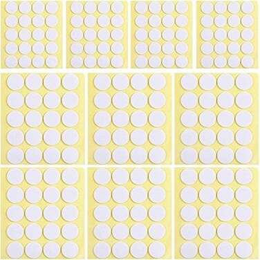 SANNIX 160pcs Candle Wick Stickers, Heat Resistance Candle Making Double-Sided Stickers.