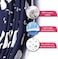UHINOOS Nursing Cover for Mom Breastfeeding, Baby Privacy Nursing Covers Up Breathable Cotton with Ajustable Hoop for Mother (Blue.
