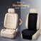 IVICY Linen Car Seat Cover, Car Seat Protector - Universal Premium Covers for Women, Men, Girls, Boys - Fits Most Cars, Truck, SUV, or Van - 1-pc, BLACK WS LN.