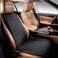 IVICY Linen Car Seat Cover, Car Seat Protector - Universal Premium Covers for Women, Men, Girls, Boys - Fits Most Cars, Truck, SUV, or Van - 1-pc, BLACK WS LN.