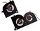 Deal4GO GPU Cooling Fan w/CPU Fan Replacement for MSi GS63 GS63VR GS73VR GS62 MS-16K2 MS-16K3 MS-16K4 MS-16K5 MS-17B1 MS-17B2 BS5005HS-U2F1 BS5005HS-U2L1.