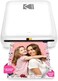 Zink Kodak Step Printer Zero Ink Technology Wireless Mobile Photo Printer for Any Bluetooth or NFC Smart Device (WhiteSticker Edition, 2x3 (RODMP20KIT9W.