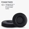 kwmobile 2 x Ear Pads Compatible with JBL Tune 600 / 500BT / 510BT / 450 Headphones Foam Cushions Black.