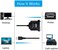 كابل محول طابعة SinLoon USB إلى Parallel IEEE 1284 CN36، كابل طابعة متوازي، للطابعة (2.8 قدم).