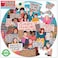 eeBoo Piece and Love Climate Action 500 Piece Round adult Jigsaw Puzzle.